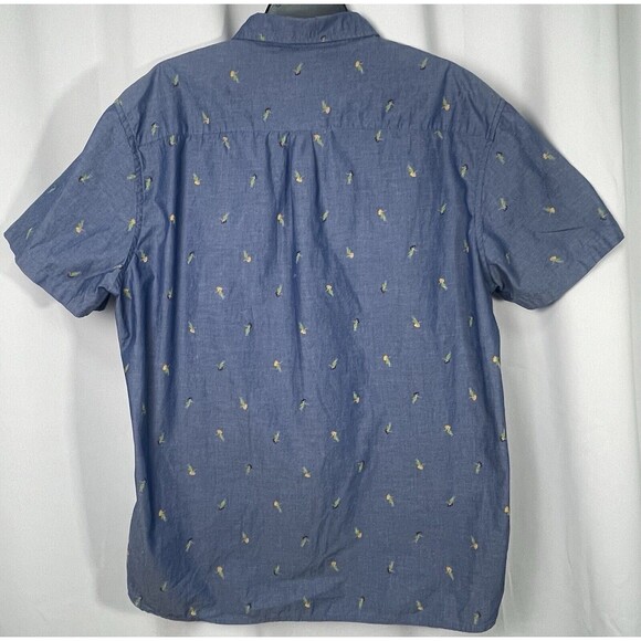 Charleston Threads Dancing Hula Girl Cotton Button Short Sleeve Shirt Sz 2XL - Picture 7 of 8